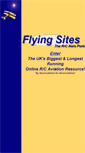 Mobile Screenshot of flyingsites.co.uk